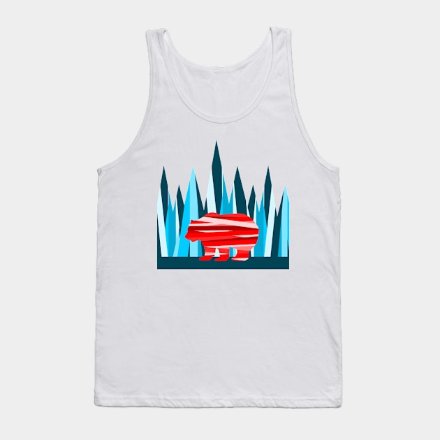 Bear In The Mountains Tank Top by mailboxdisco